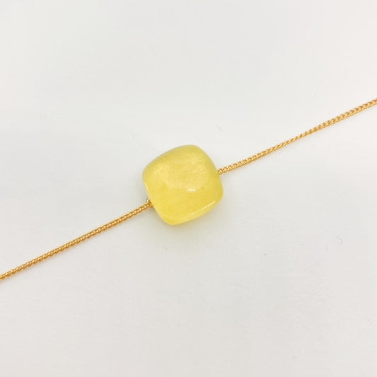 チェーンブレスレット（イエロー）