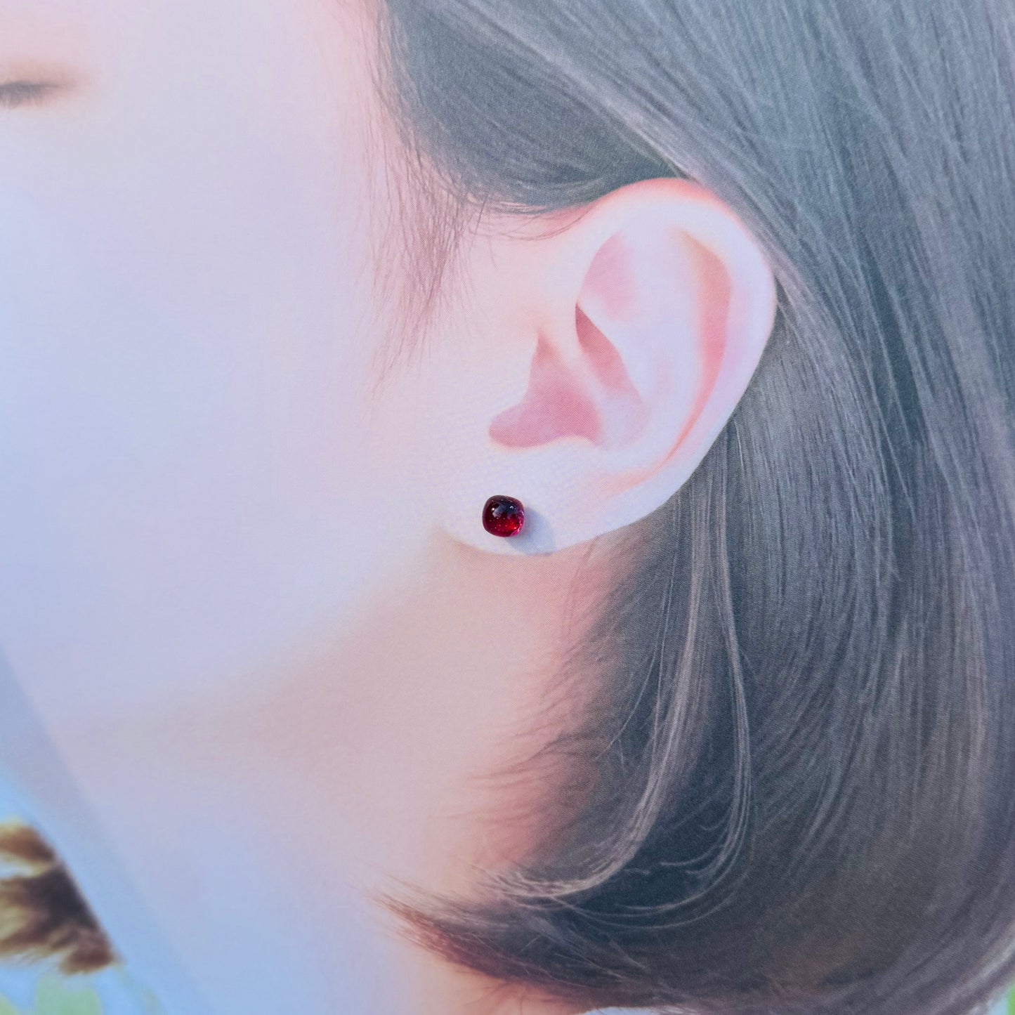 ガーネット イヤリング（プティ）