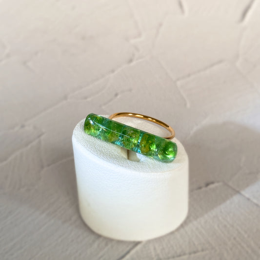 ペリドット リング（バー）
