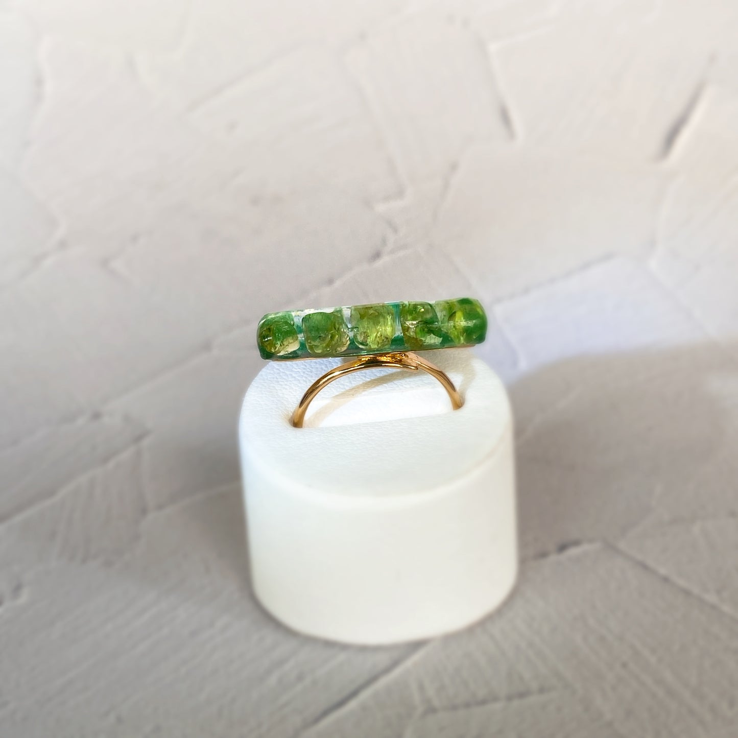 ペリドット リング（バー）