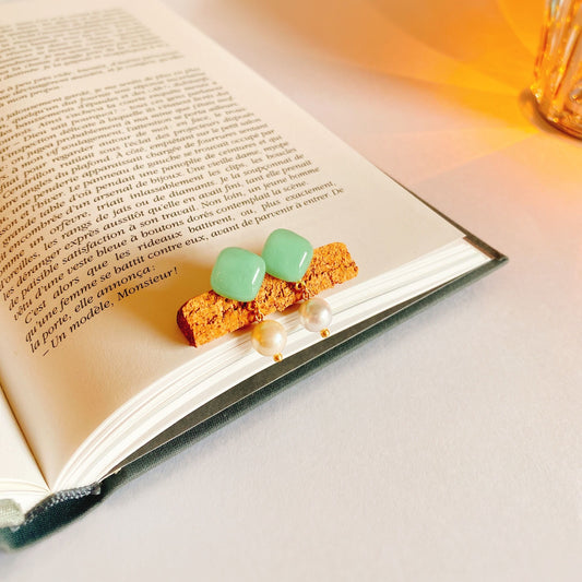 パールイヤリング（ミントグリーン）